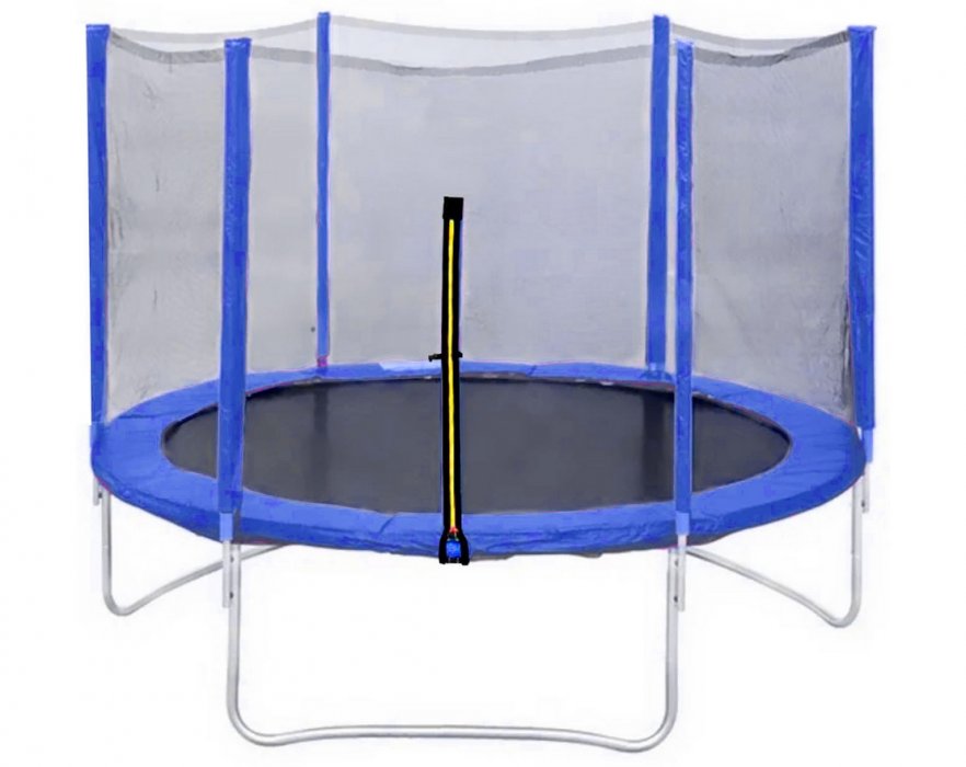 Батут с сеткой Trampoline Fitness DFC 6ft - 16ft (Blue)